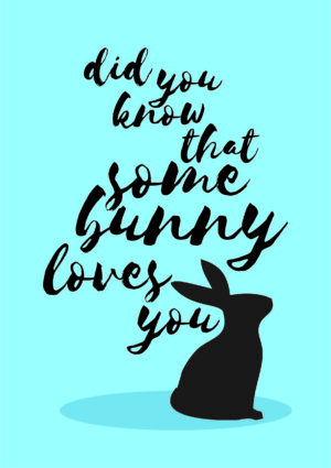 Very Bunny Valentine's Day Card