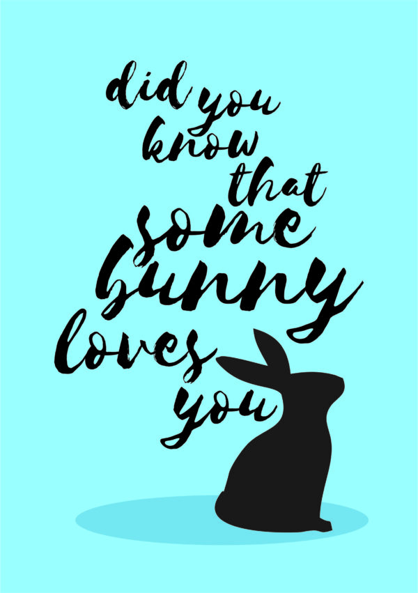 Very Bunny Valentine's Day Card